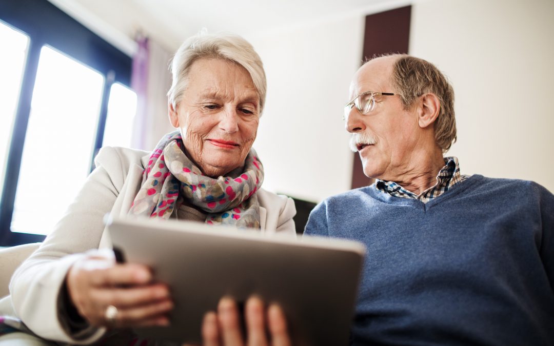 Senior Couple With Digital Tablet